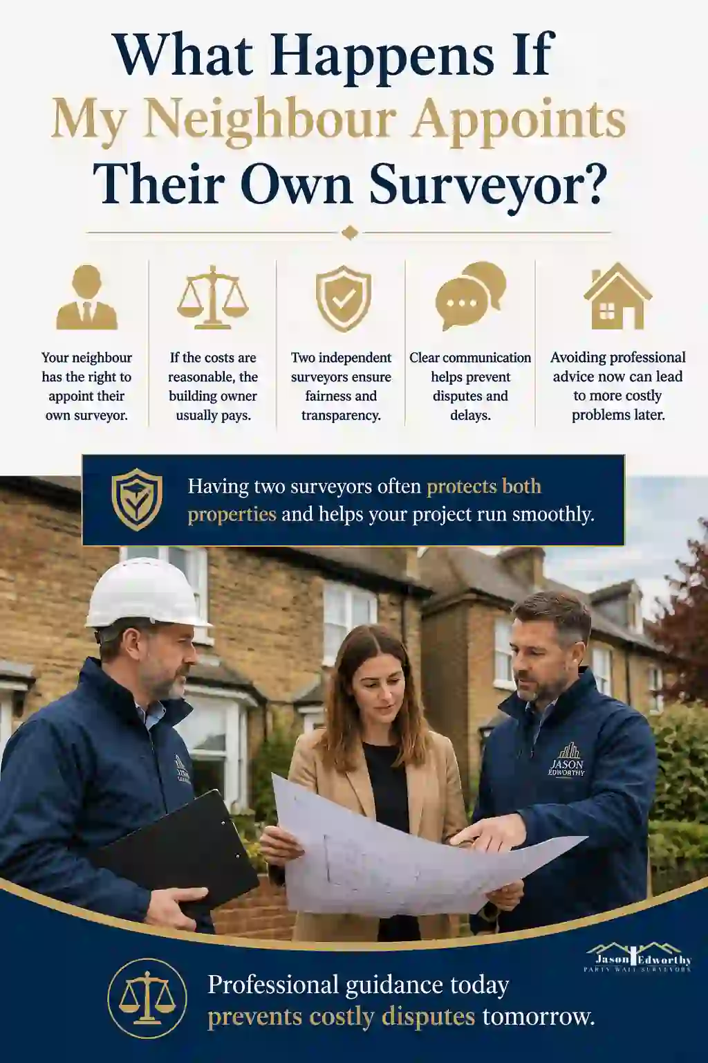 What Happens If My Neighbour Appoints Their Own Surveyor Whitstable?