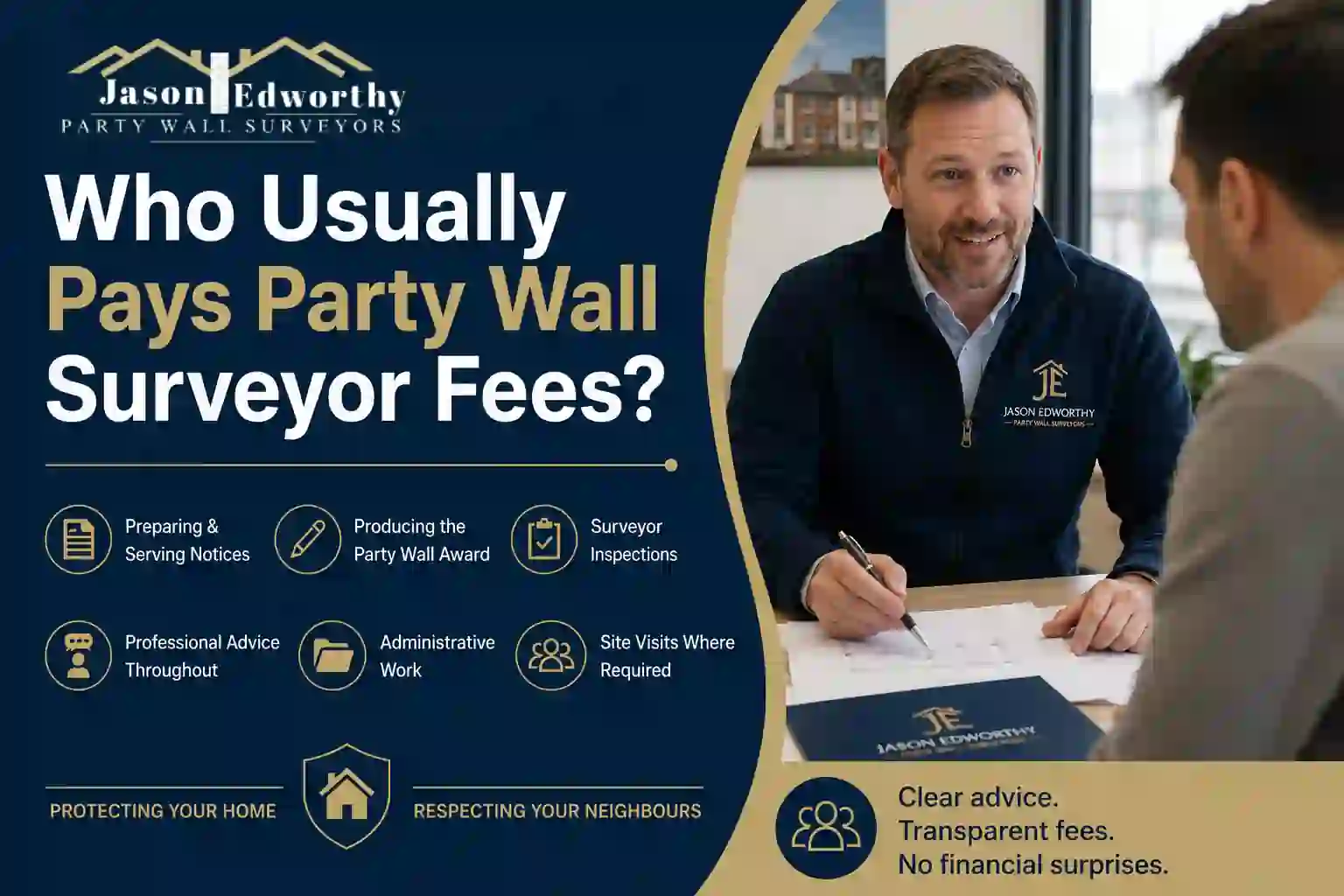 Who Usually Pays Party Wall Surveyor Fees Whitstable?